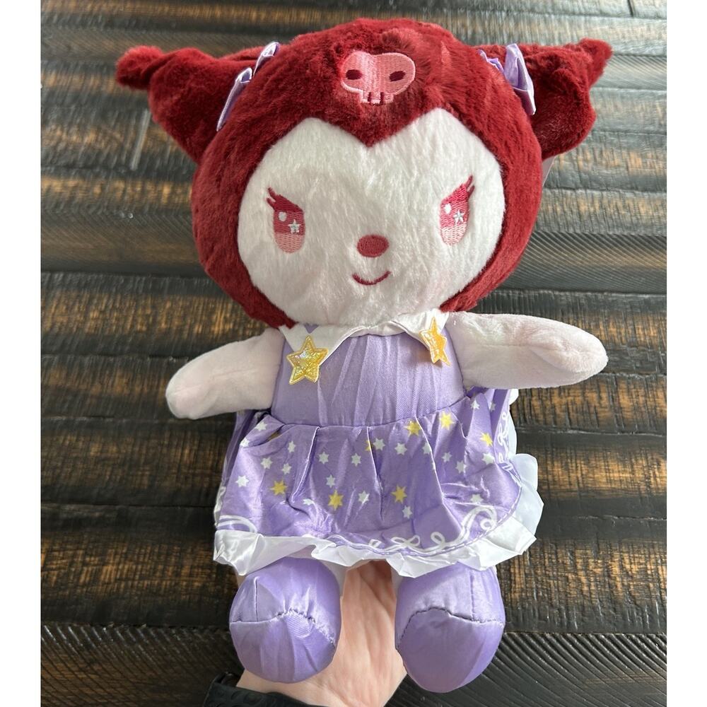 NEW NWT Sanrio Characters Kuromi Magical Girl Plush Doll 8.5” Japan Original